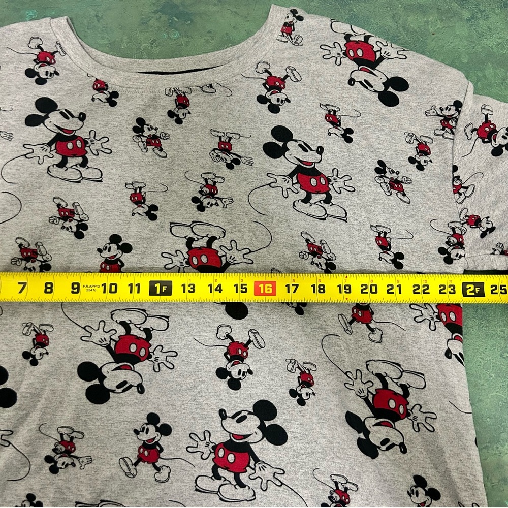 NWOT Disney Mickey Mouse Long Sleeve Soft Jersey Pajama Lounge Set, Size L - Picture 8 of 15